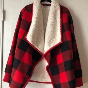 ISO Abercrombie Sherpa Cardigan